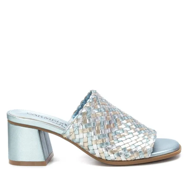Carmela 16219102 sandale cuir bleu talon