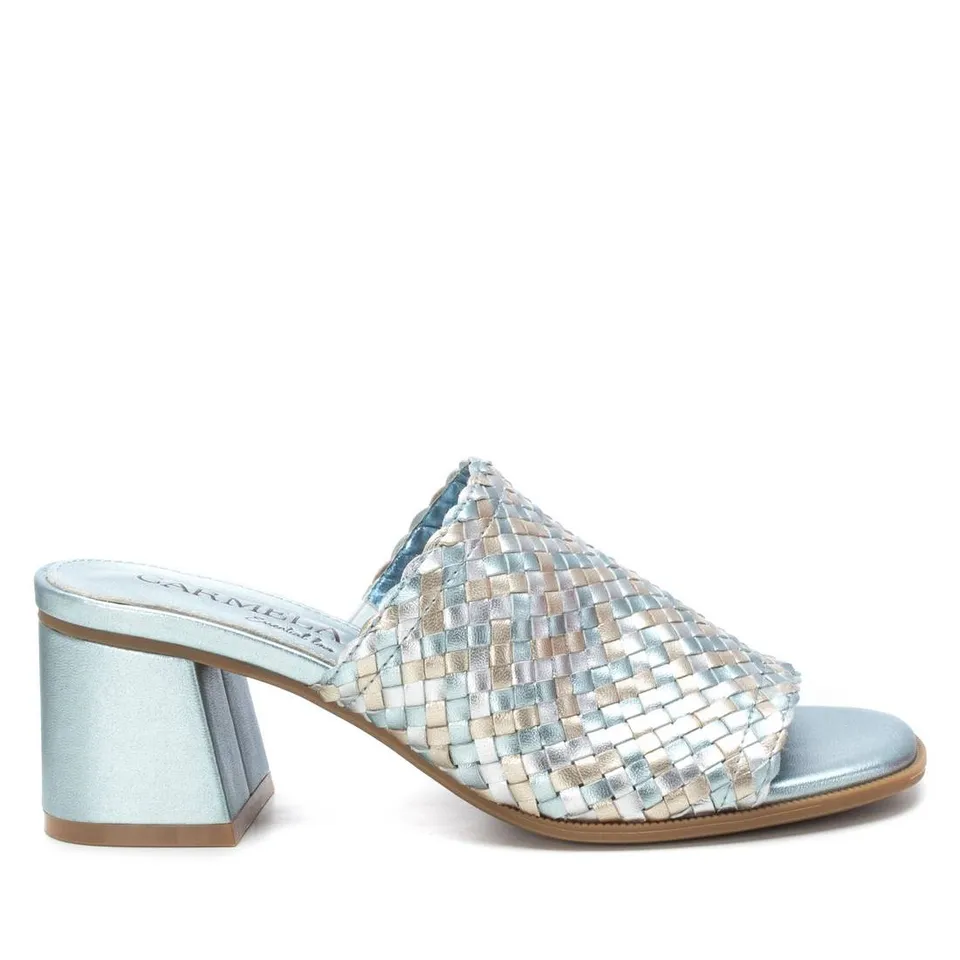 Carmela 16219102 sandale cuir bleu talon