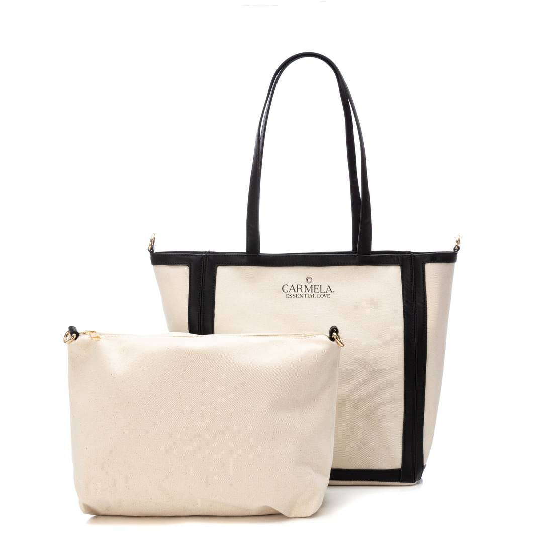 Carmela 18609501 sac bandoulière blanc textile