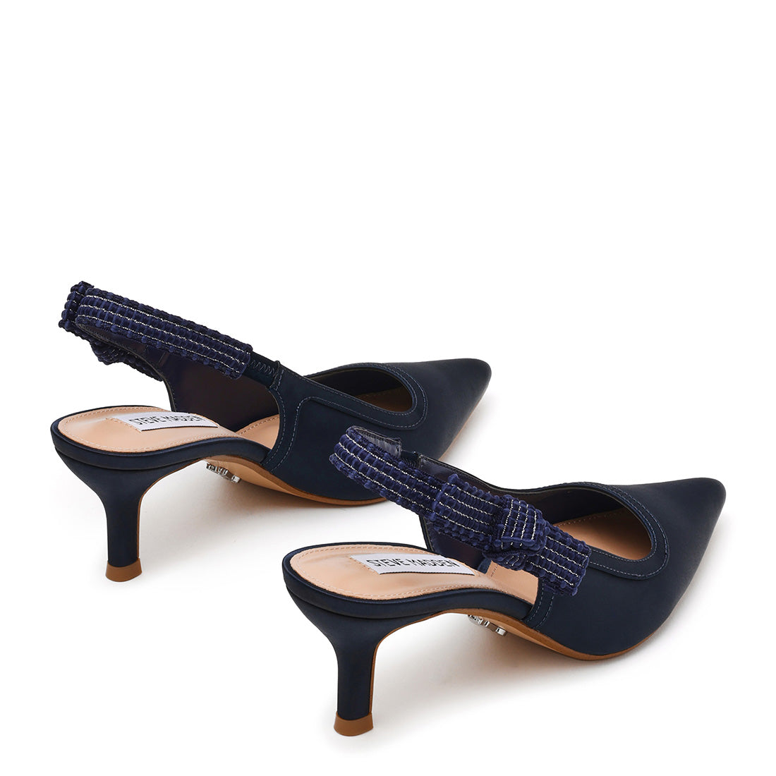 Steve Madden Ensemble escarpins satin marine talon 7 cm