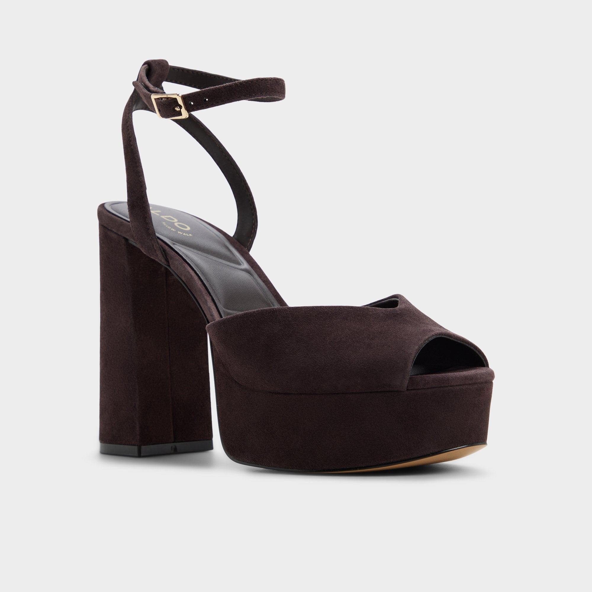 Aldo Monnae escarpins marron talon haut