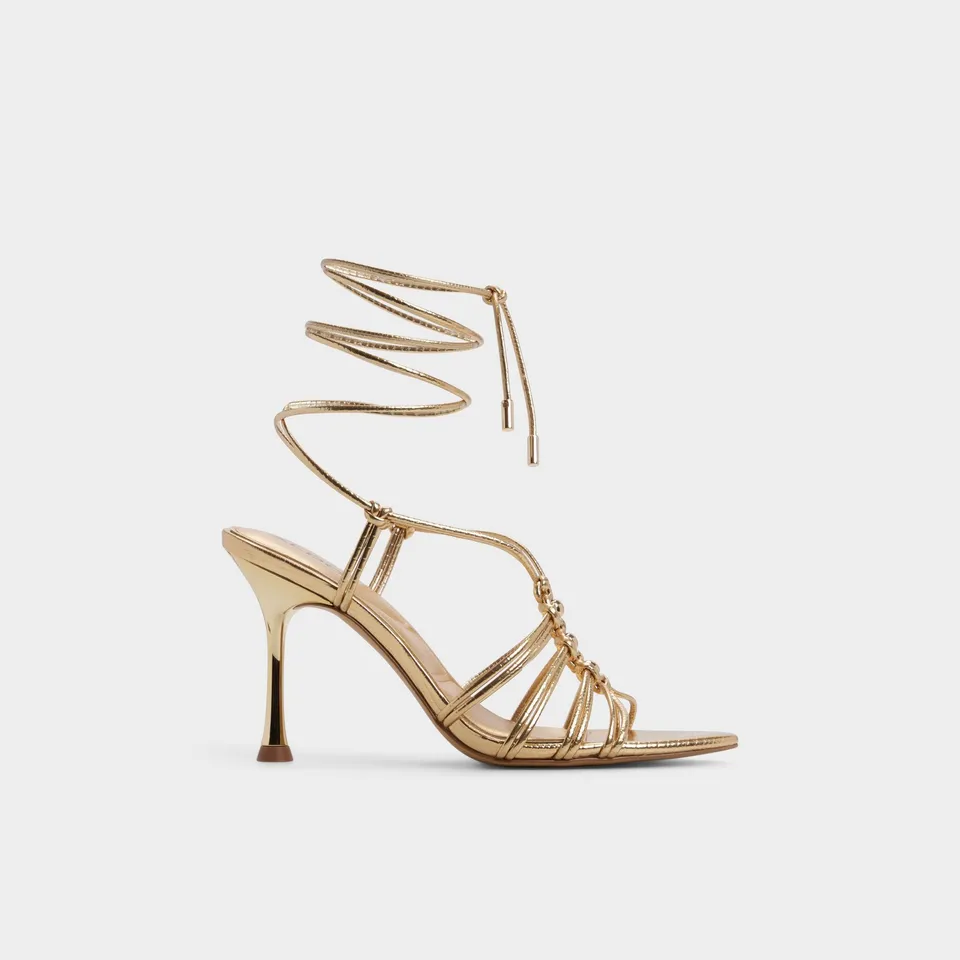 ALDO Curacao sandales à talons doré soirée