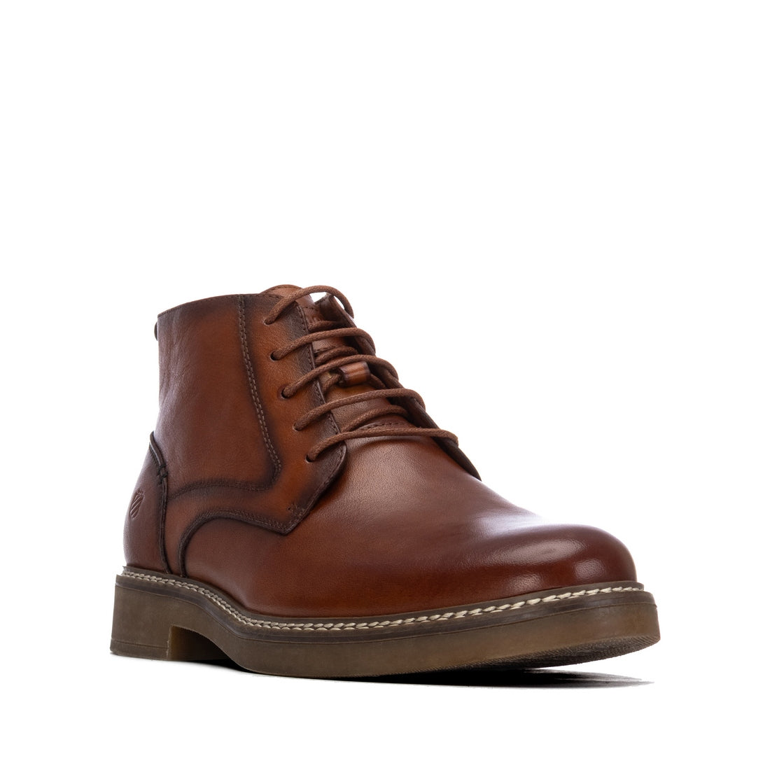 Carmela 16420201 bottines homme cuir camel
