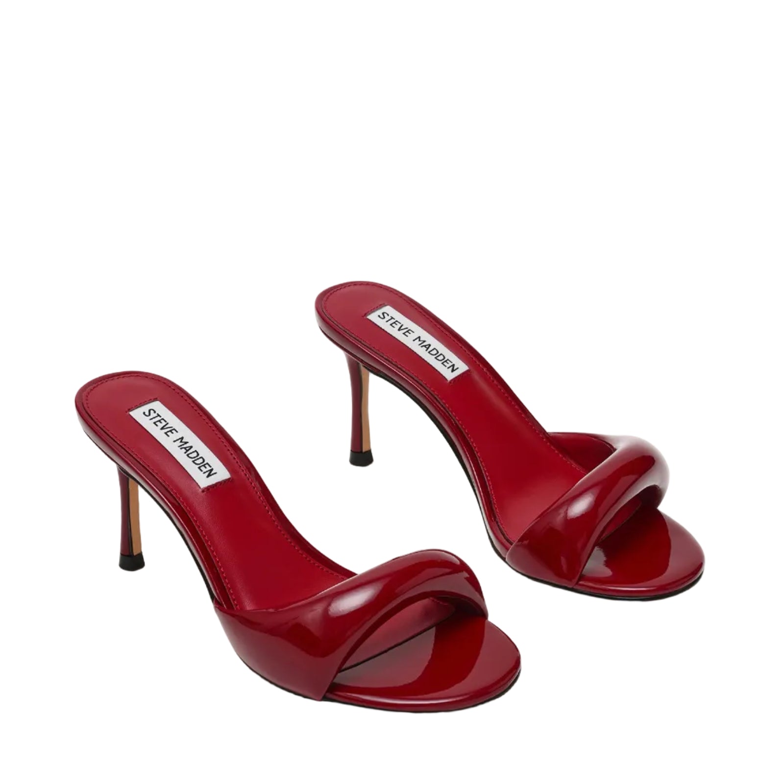 Steve Madden Perri sandales vernies rouges talon 7 cm