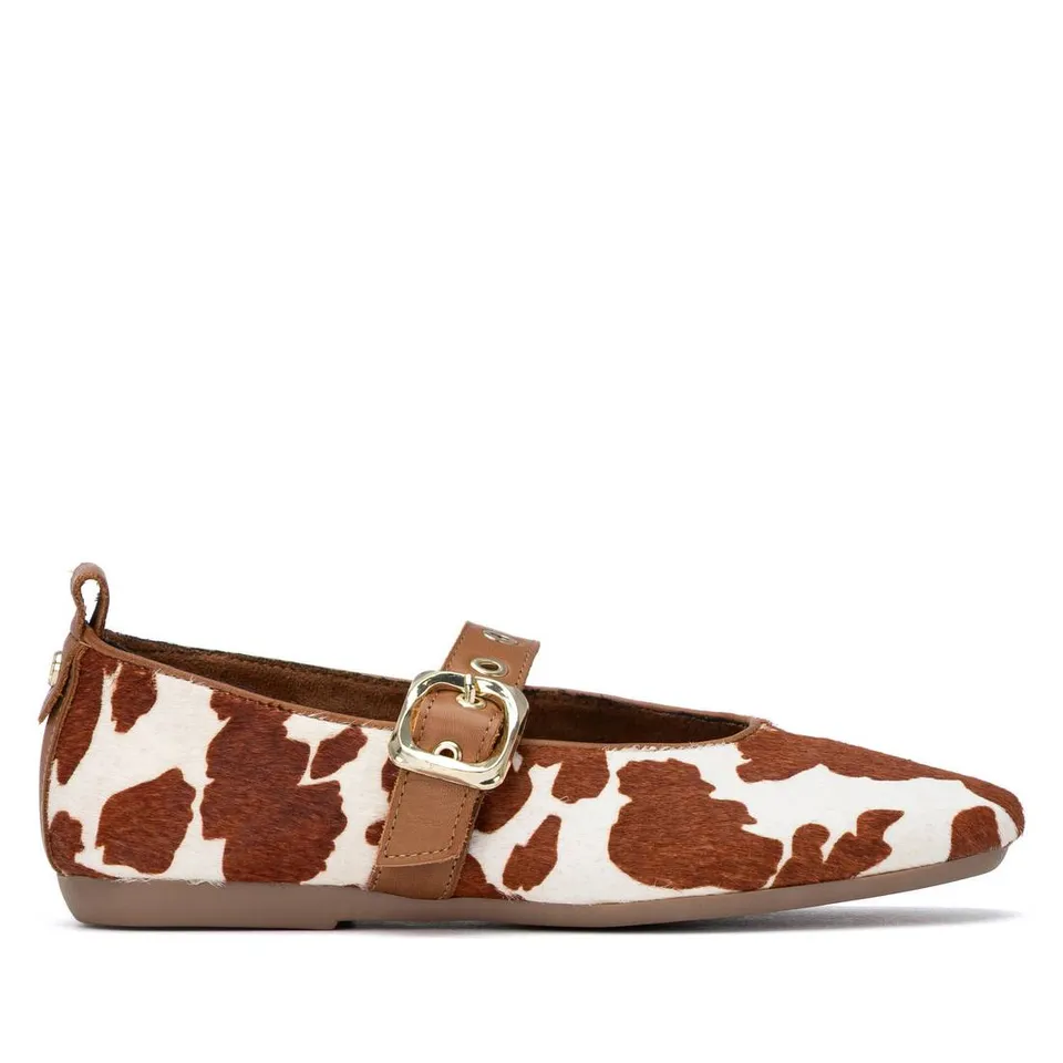 Carmela 16437701 ballerines camel plates suède