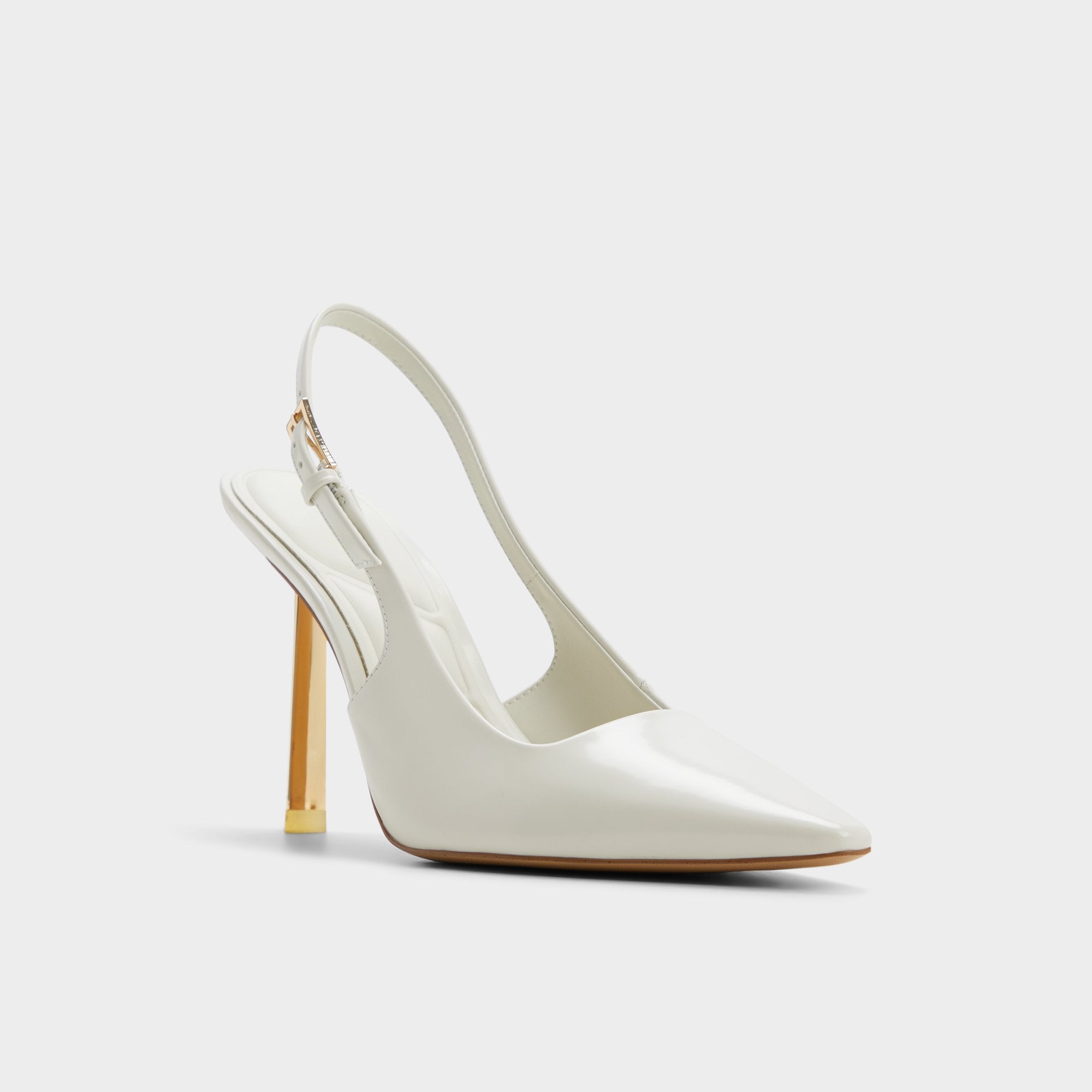 Aldo Marysa Escarpins Slingback Blancs Bride Arrière