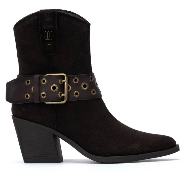 Carmela 16413201 bottine femme cuir marron talon moyen