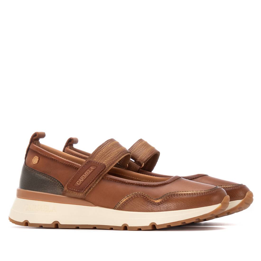 Carmela 16251503 ballerines femme camel cuir