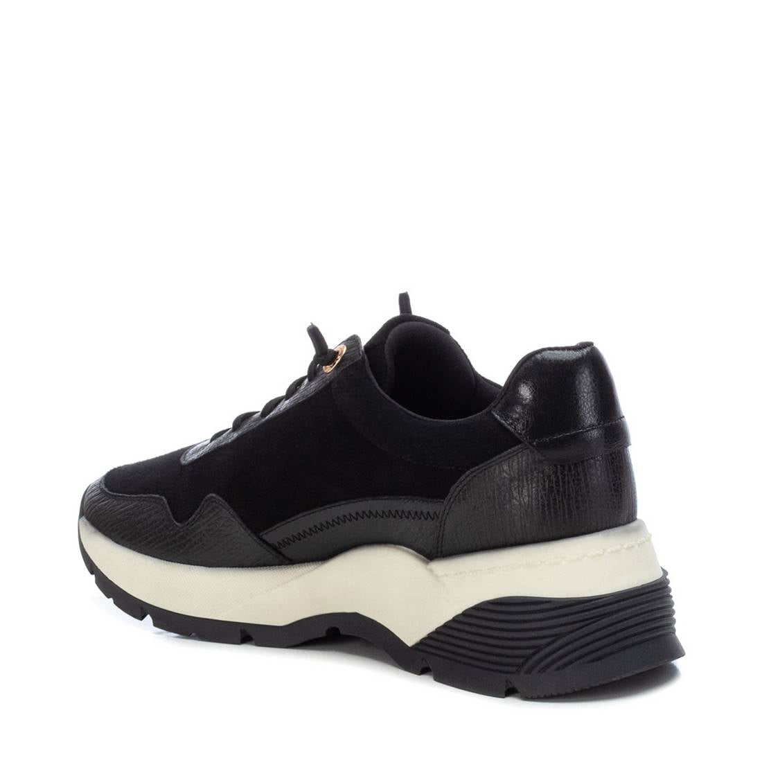 Carmela 16105905 baskets cuir noir zip semelle volume