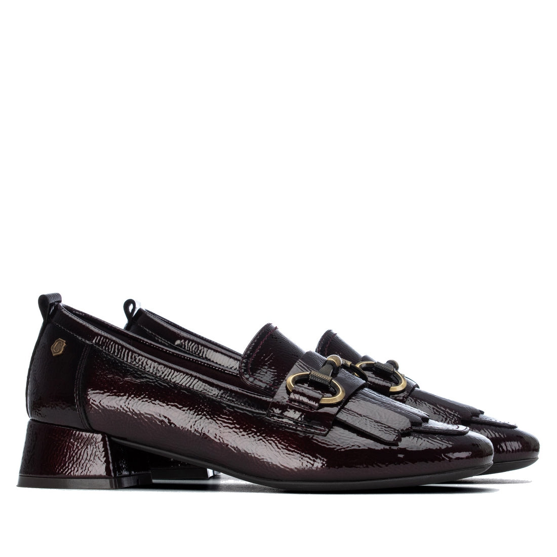 Carmela 16436203 mocassin femme bordeaux verni