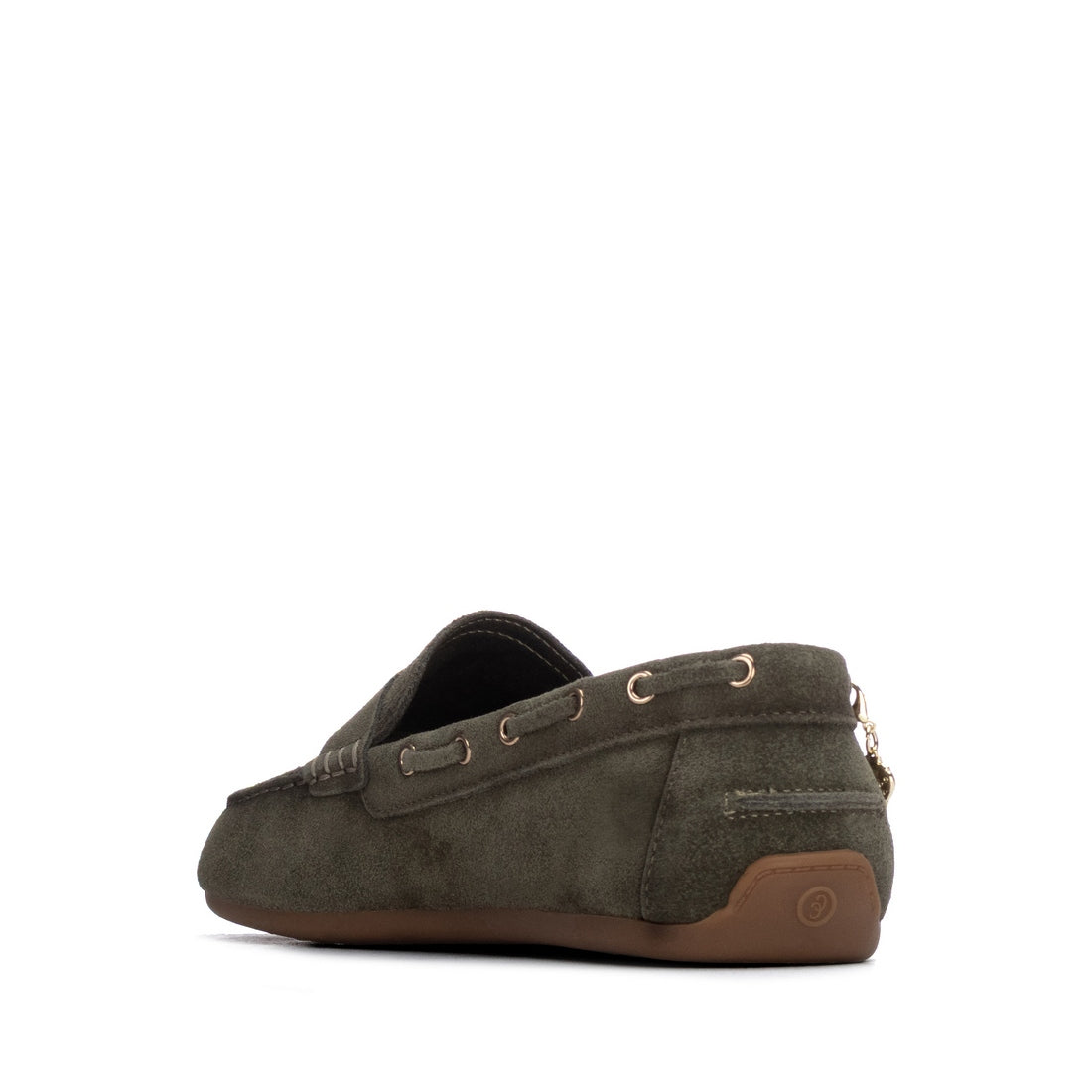 Carmela 164147 16414701 mocassins kaki cuir serraje