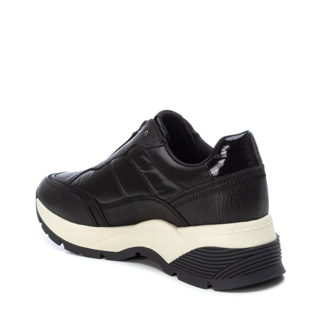 Carmela 16116701 sneaker cuir noir zip