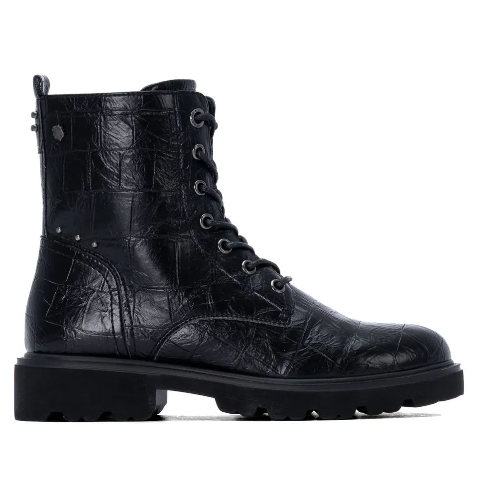 Carmela 16426901 bottine femme noire talon bas