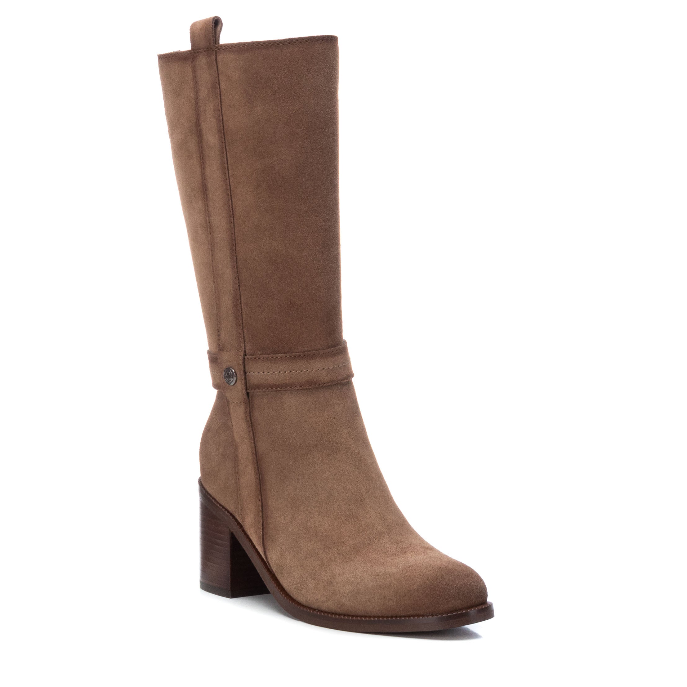 Carmela 16006102 bottes femme cuir marron 7 cm