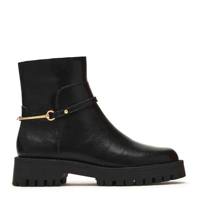 Steve Madden Last Call bottines cuir noir talon 3,5 cm
