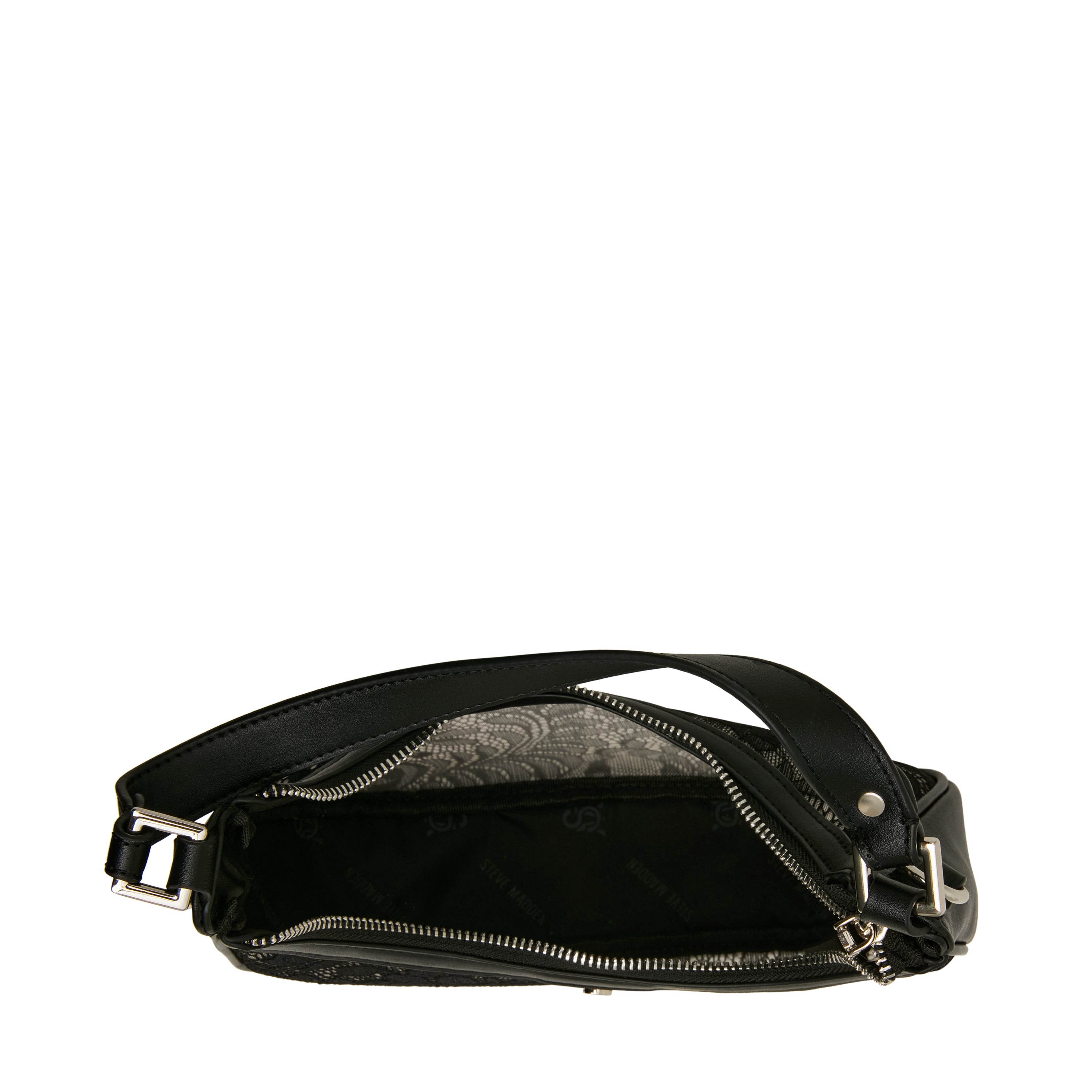 Steve Madden Bamour-L sac épaule noir zippé 25 cm