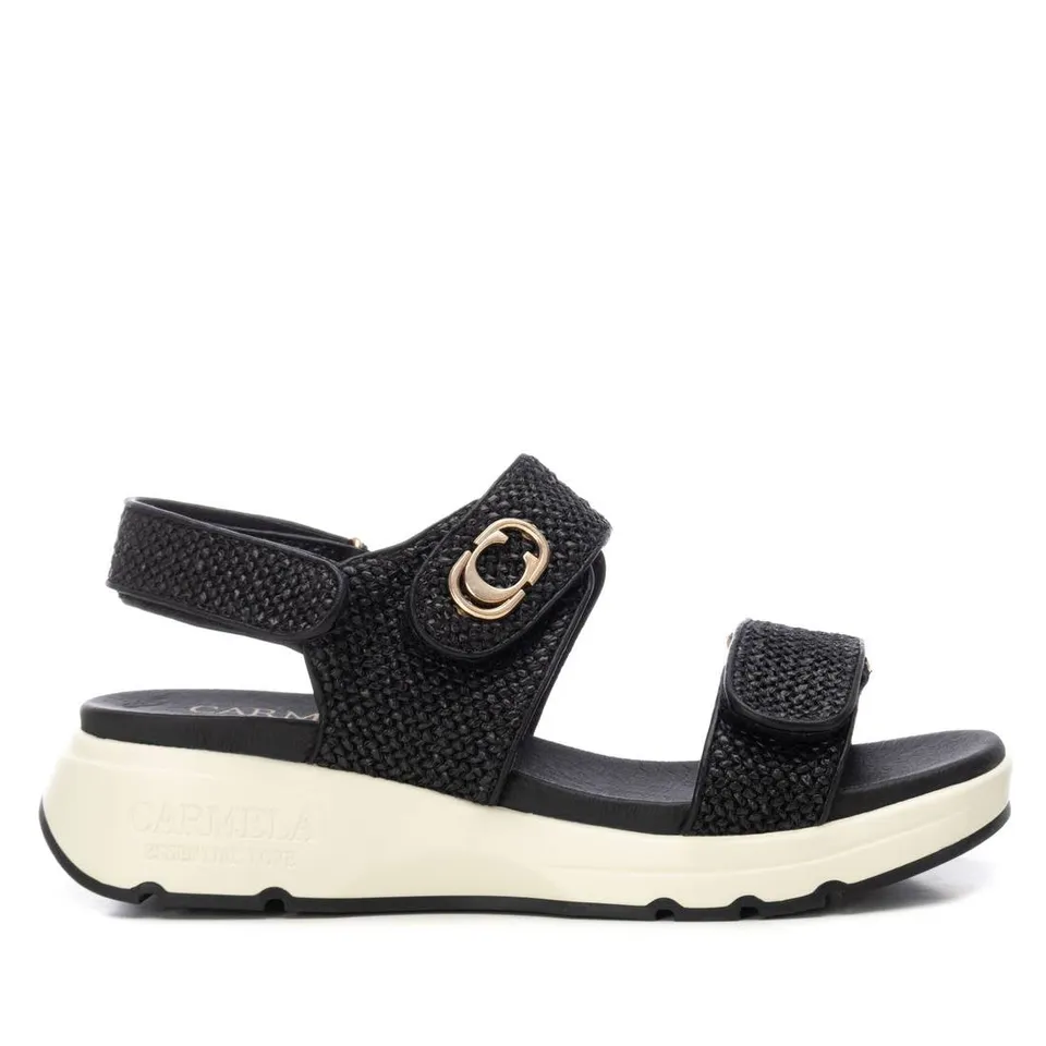 Carmela 16232902 sandales noir scratch confort