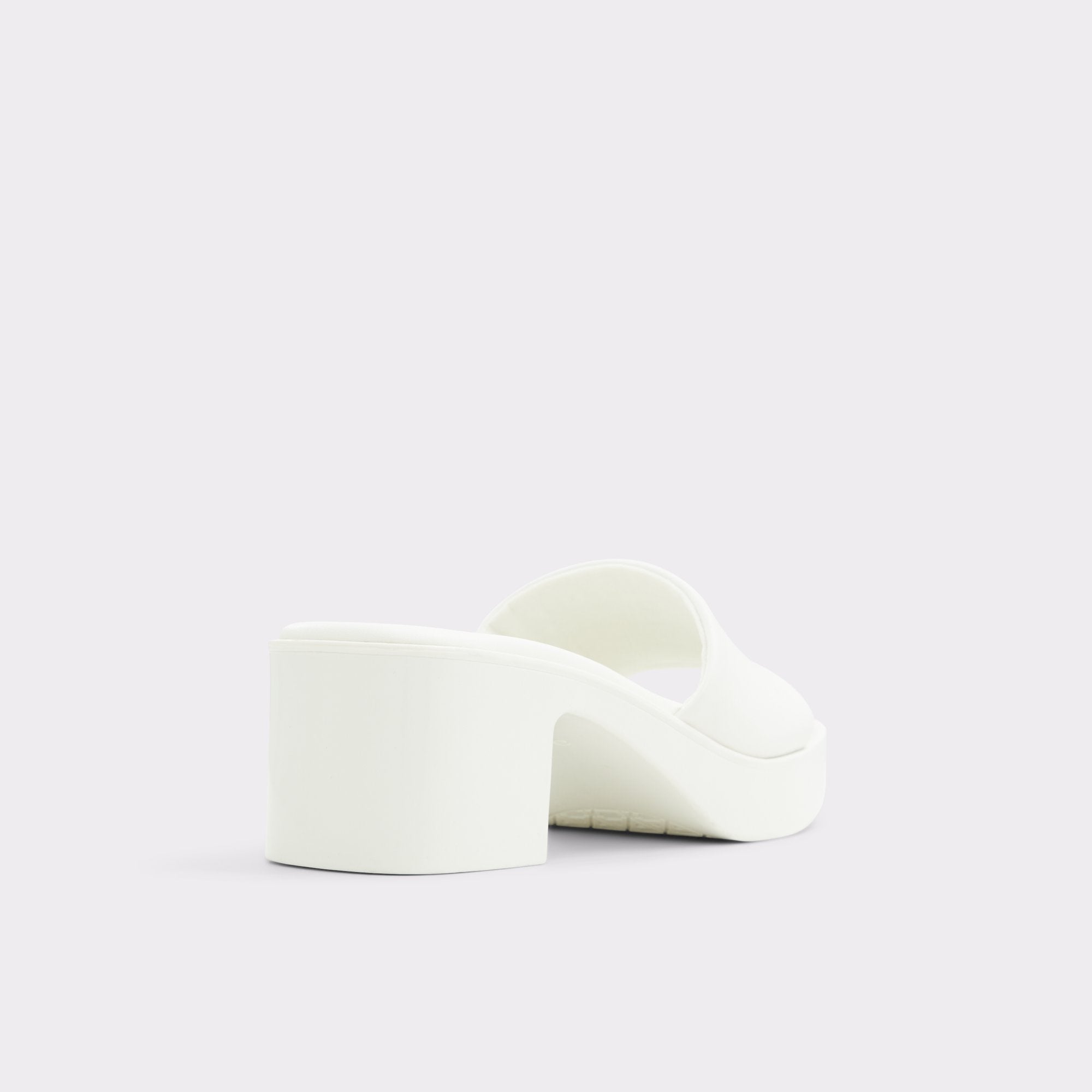 ALDO Babbie mules blanches femme petit talon