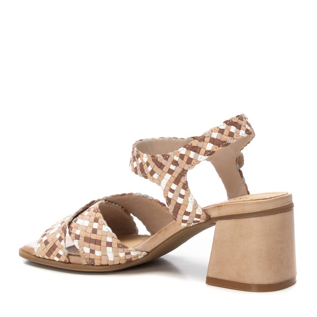 Carmela 16219207 sandale cuir talon moyen beige