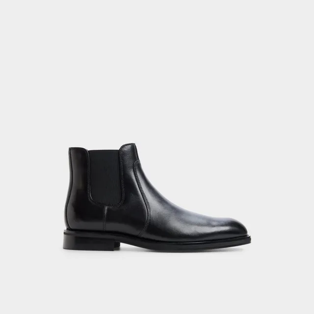 ALDO Bartell bottes noires cuir pointure large