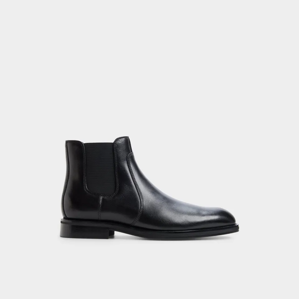 ALDO Bartell bottes noires cuir pointure large