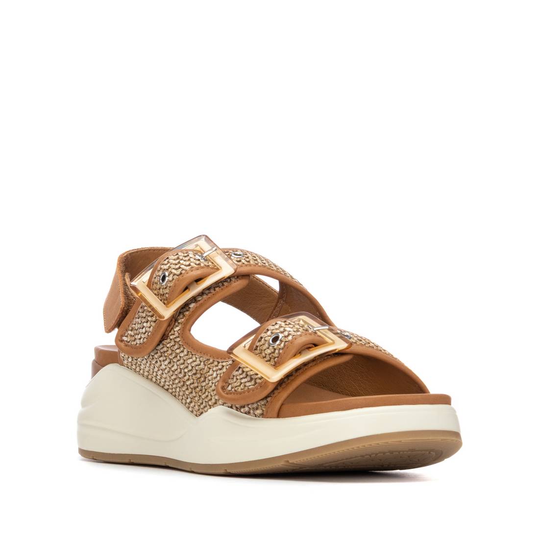 Carmela 16326703 sandales compensées camel
