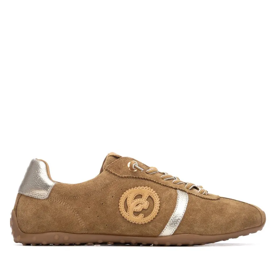 Carmela 16317301 baskets cuir camel à lacets