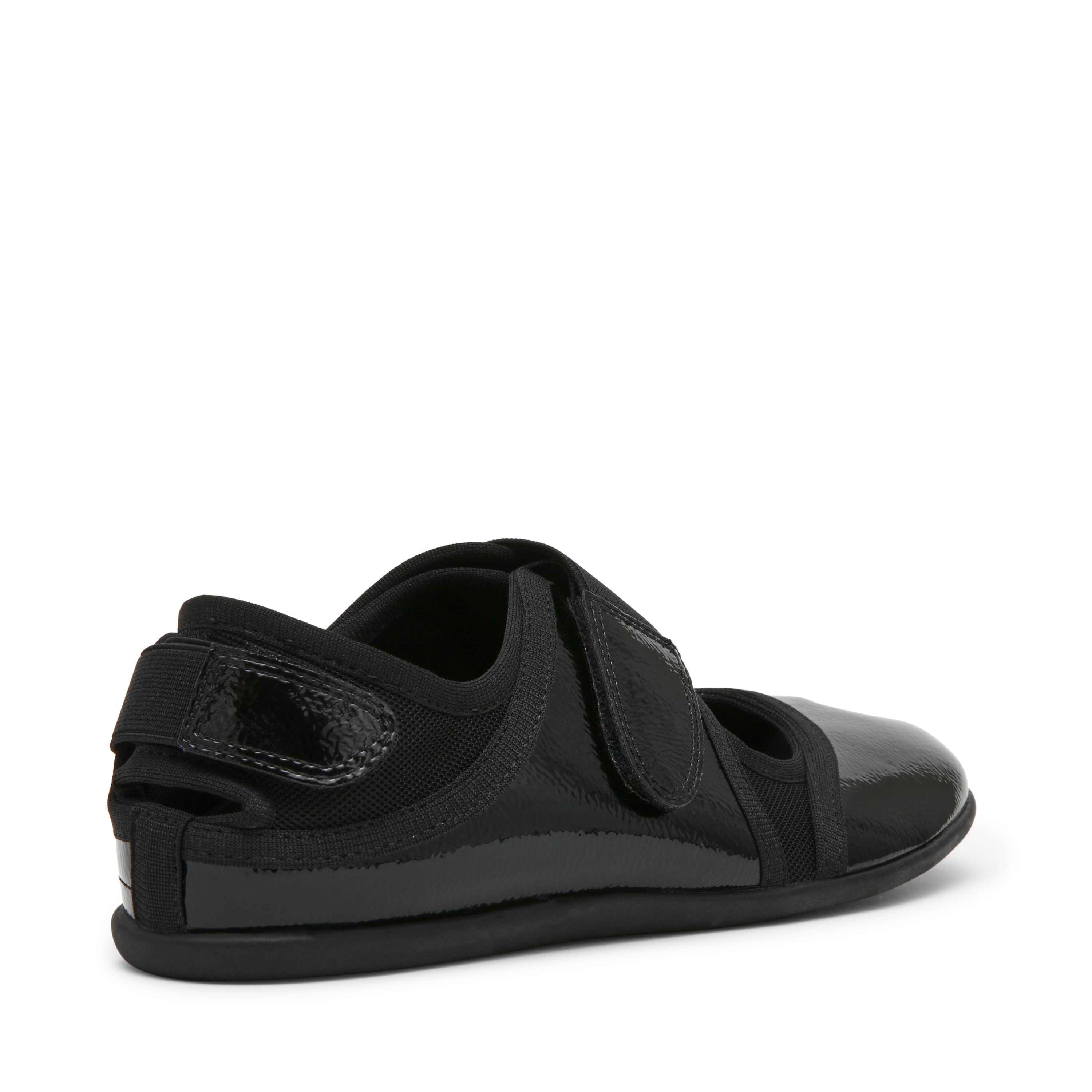 Steve Madden Rapid ballerine vernie noire bride