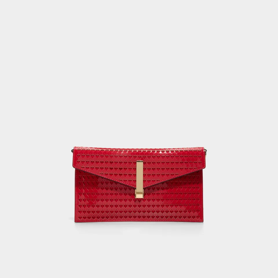 ALDO Loveclutchh pochette cœur rouge femme