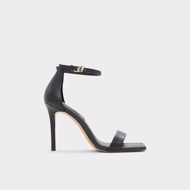 ALDO Renza sandales à talon noires bride cheville
