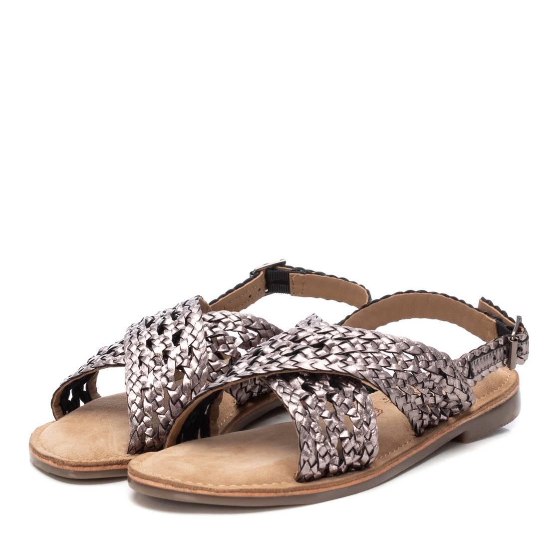 Carmela 16164502 sandale femme grise cuir