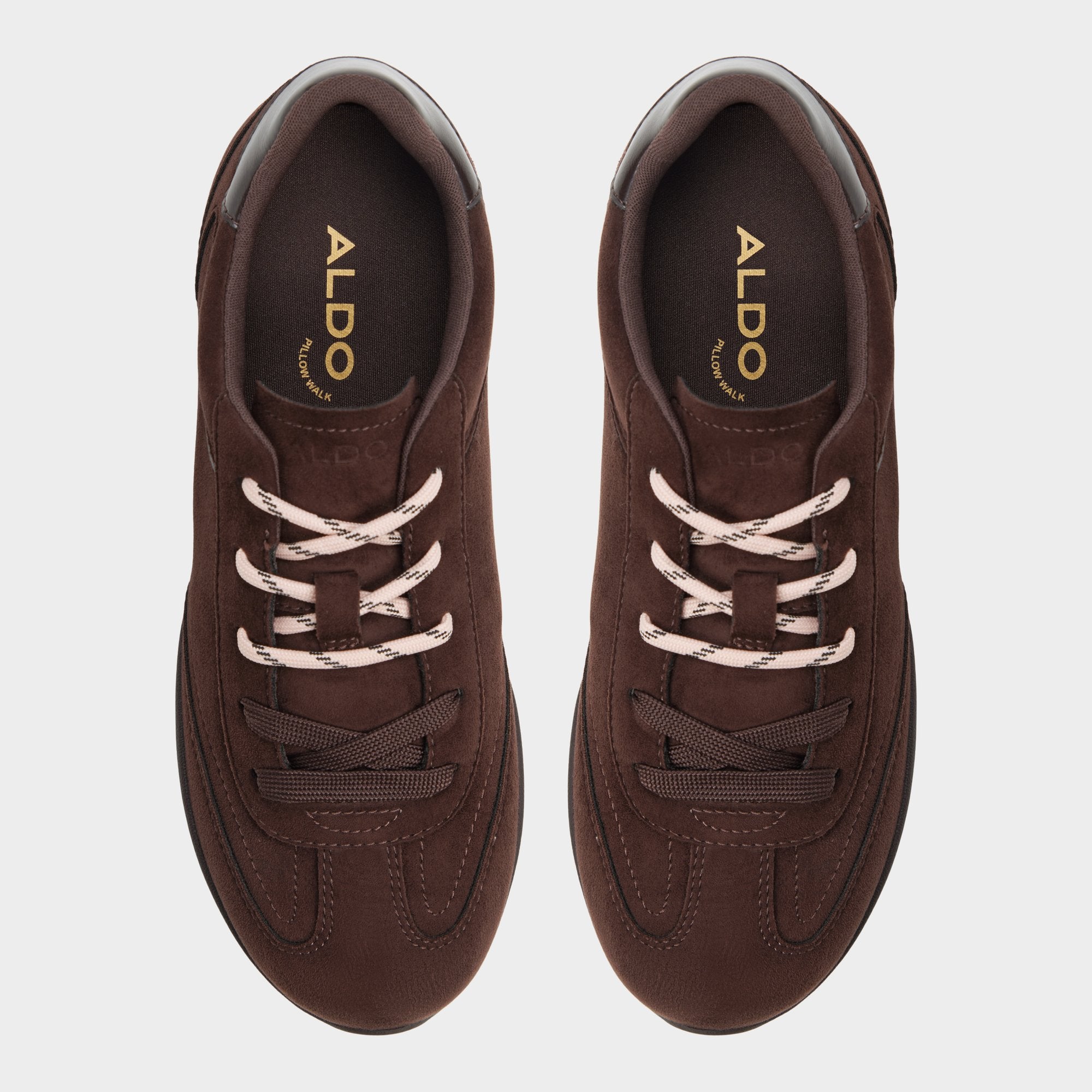 ALDO Lyvie baskets toile marron femme