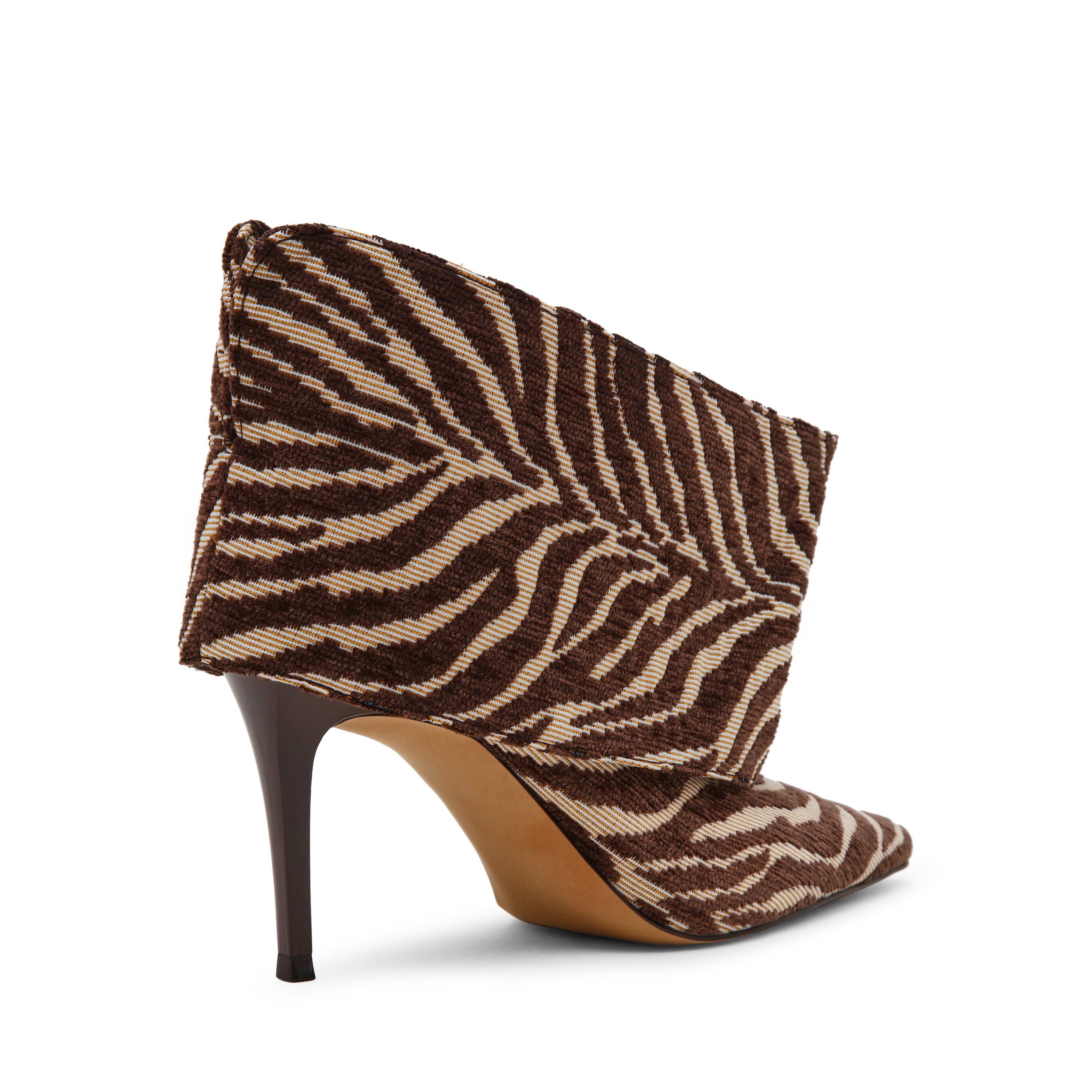 Steve Madden Enella bottes zèbre tissu talon 8 cm
