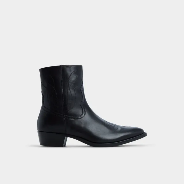 ALDO Arvin bottes mi-mollet cuir noir