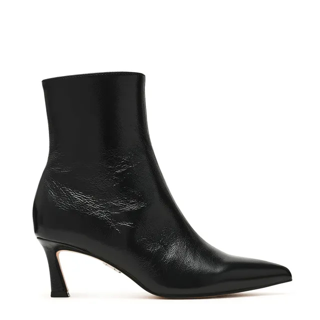Steve Madden Lulah bottine cuir noir talon 6 cm
