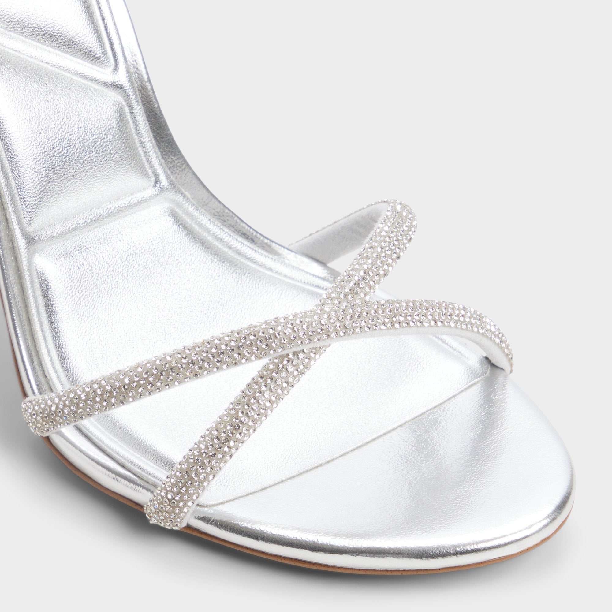 ALDO Manaelden sandales à talon argenté strass