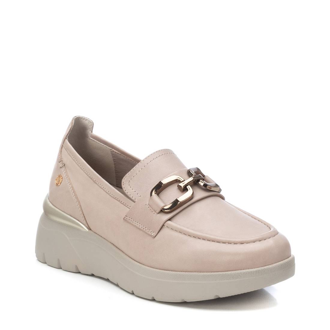 Carmela 16183702 mocassin cuir blanc semelle sport