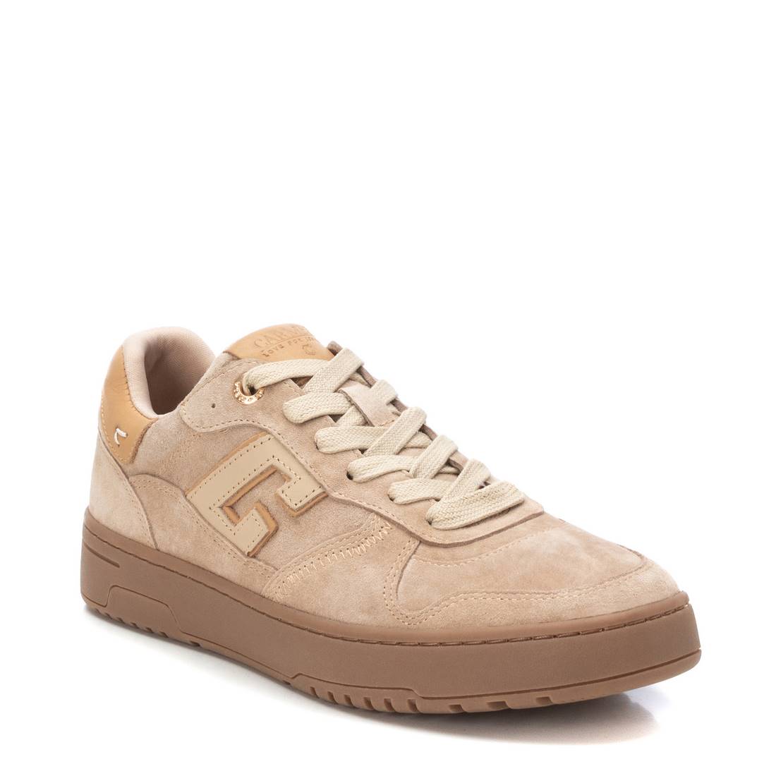Carmela 16180607 baskets cuir marron semelle gomme