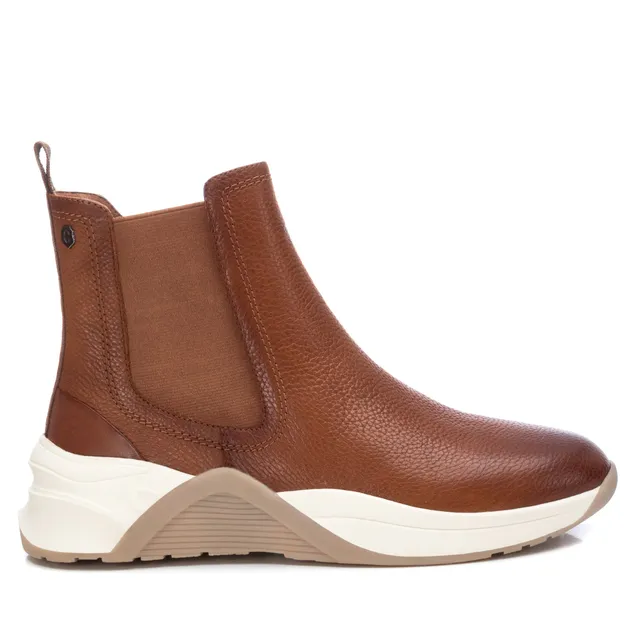 Carmela 16014102 bottine chelsea femme marron cuir