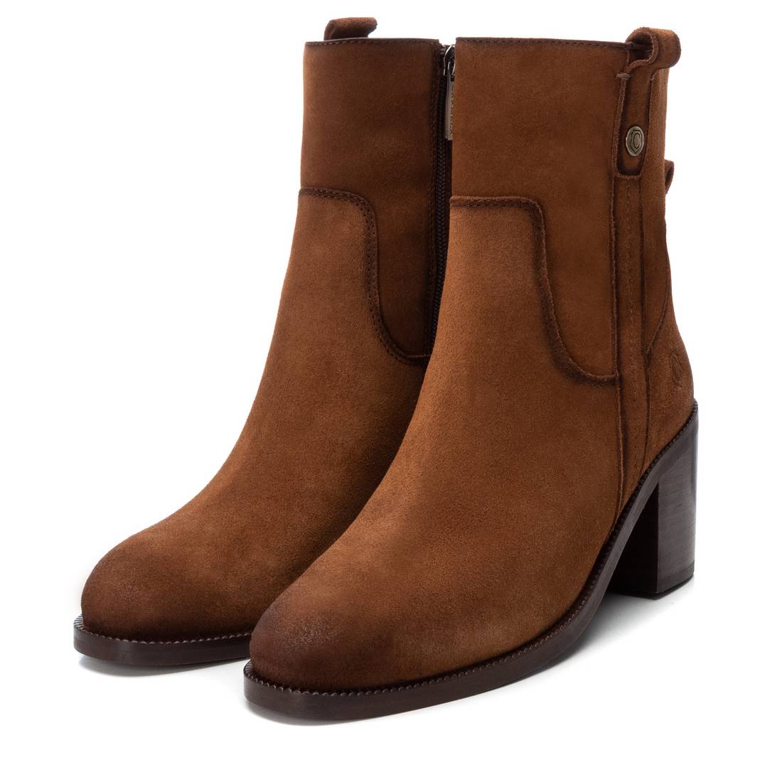 Carmela 16093703 bottine cuir marron talon 7 cm