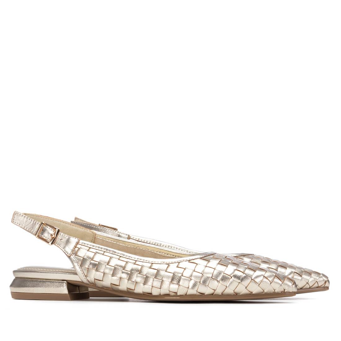 Carmela 16317602 sandale cuir doré bride cheville