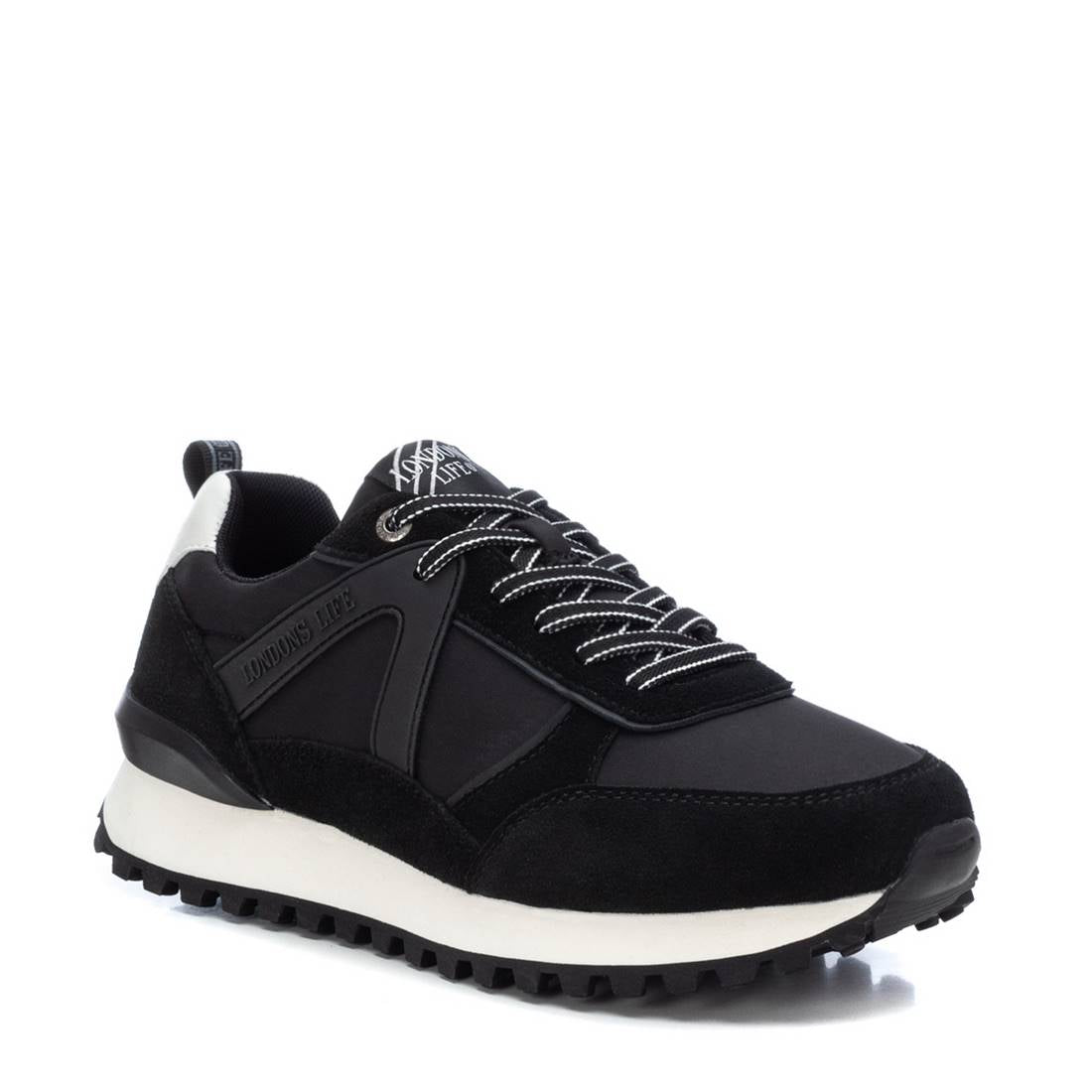 Carmela 16110301 basket homme noire serraje lacets 39-45