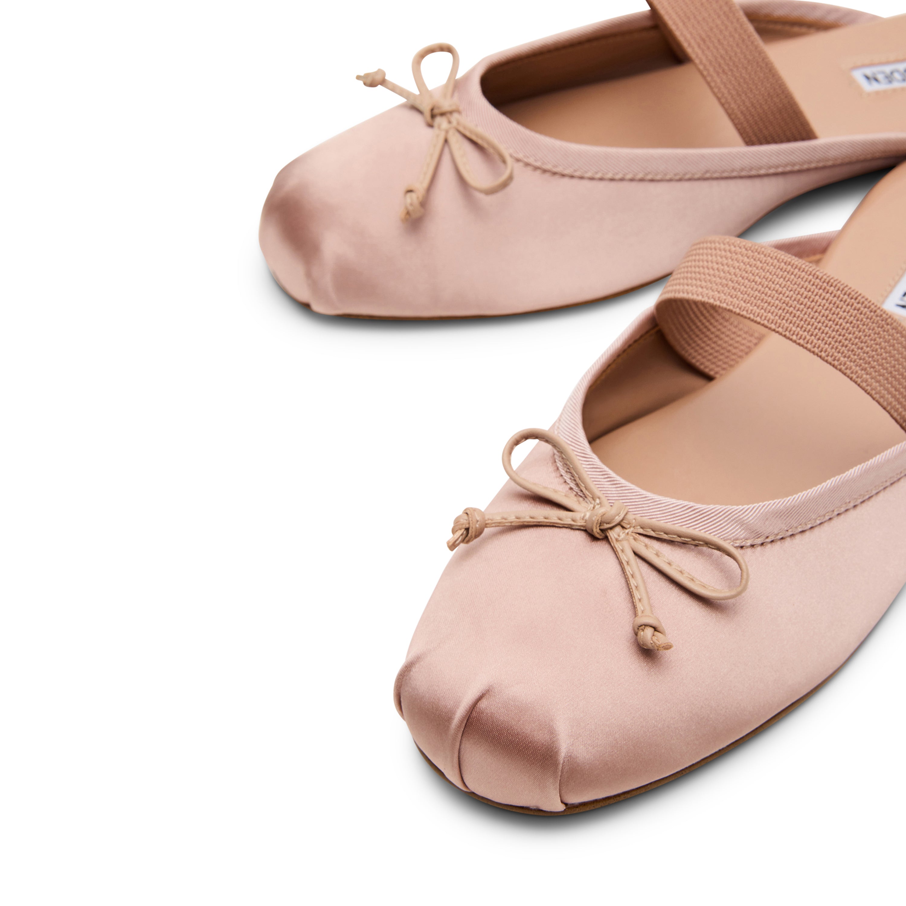 Steve Madden Cutesy ballerines rose satin plat