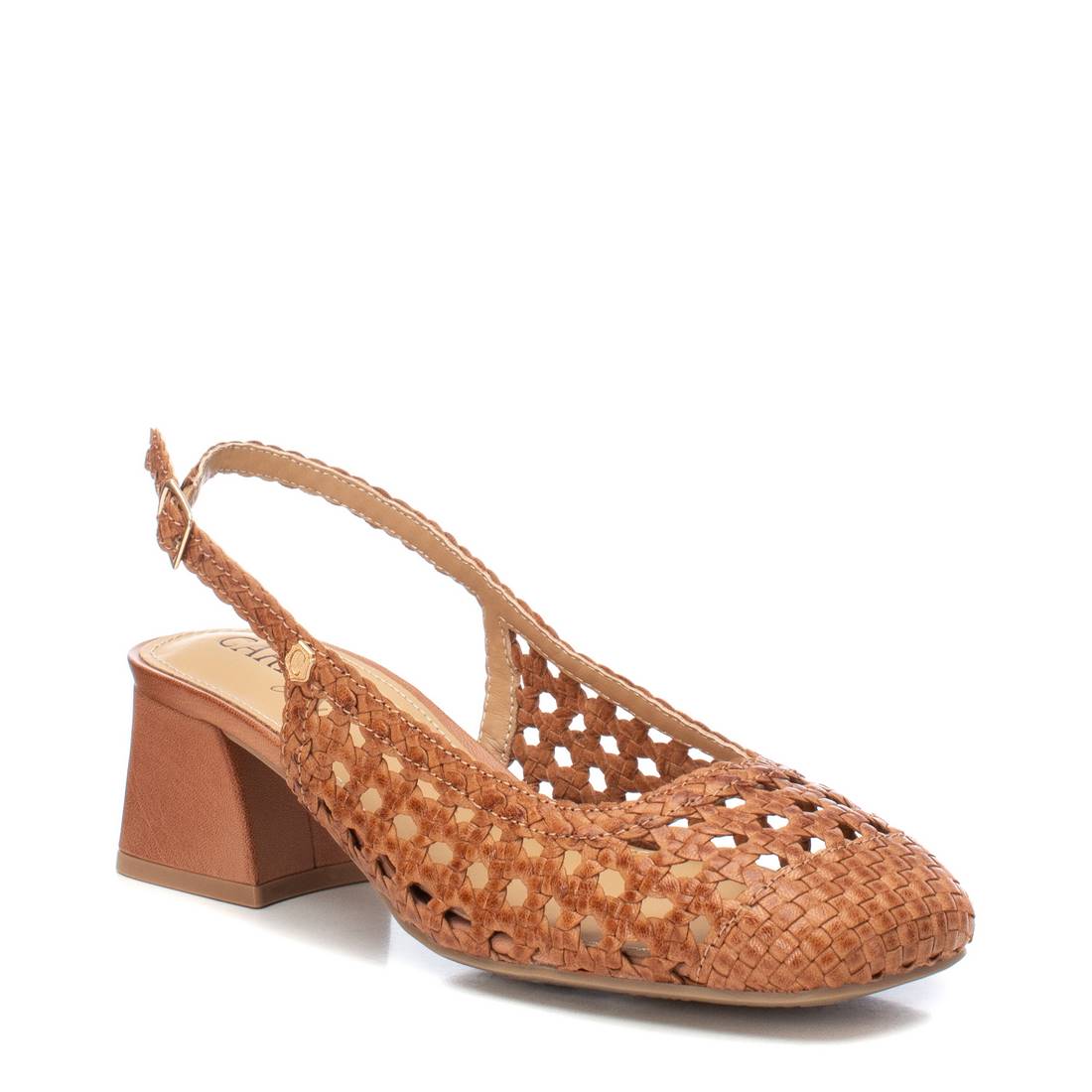 Carmela 16160801 escarpin cuir marron talon 5 cm