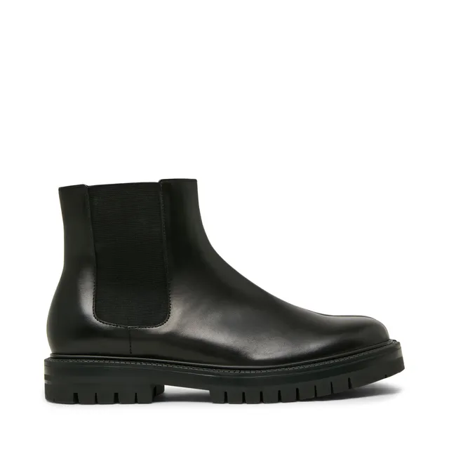 Steve Madden Futamata bottes homme cuir noir chelsea