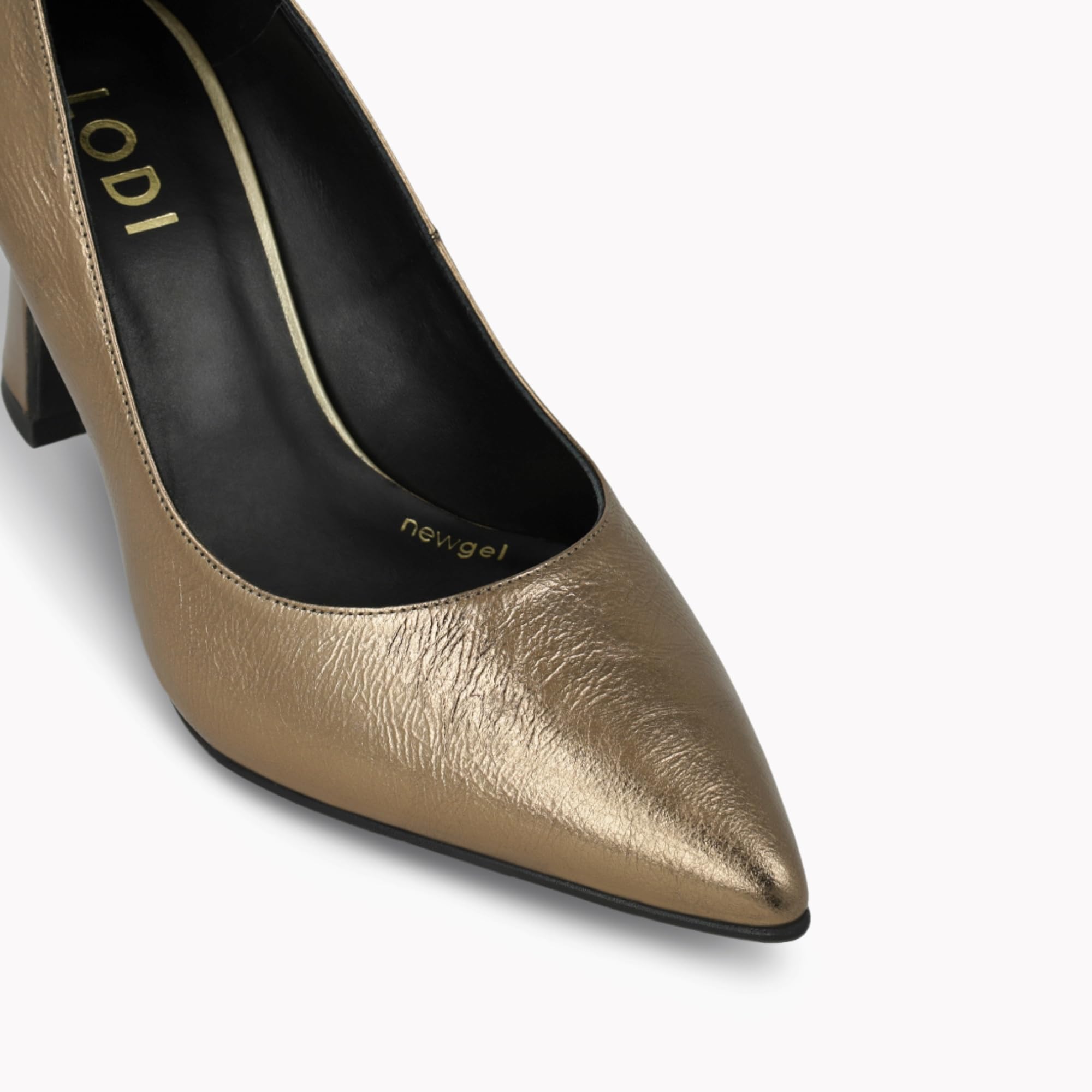 Lodi Roa escarpins dorés cuir