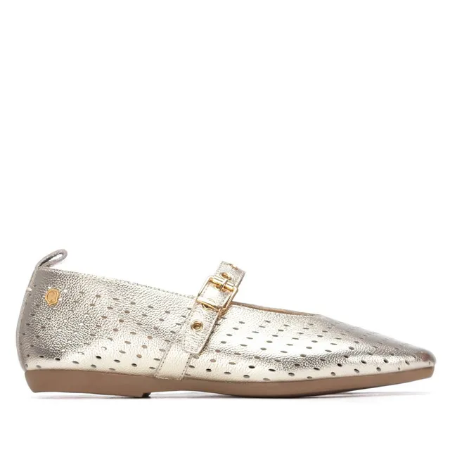 Carmela 16314204 Ballerines Femme Doré Cuir