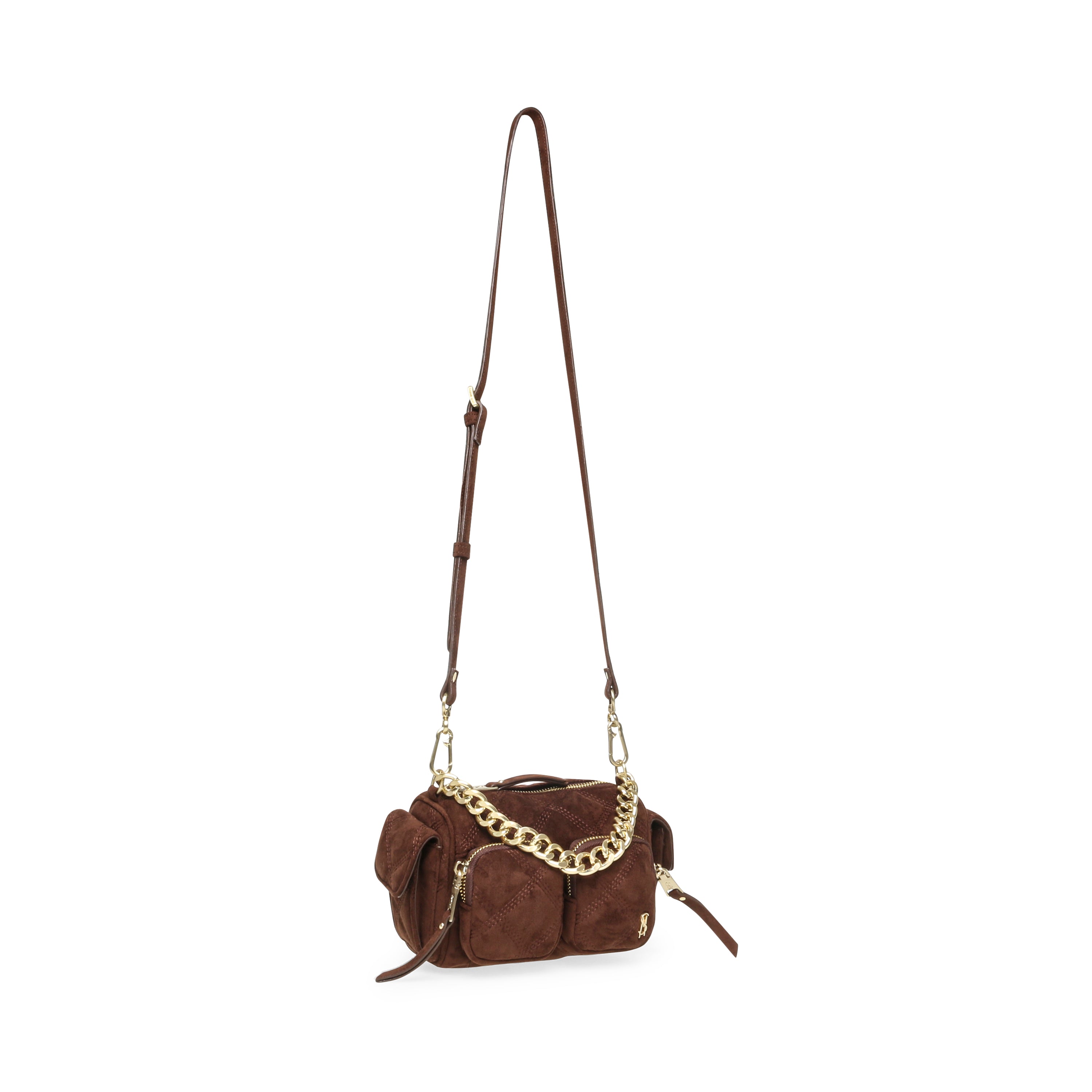 Steve Madden Bminny sac bandoulière chocolat or