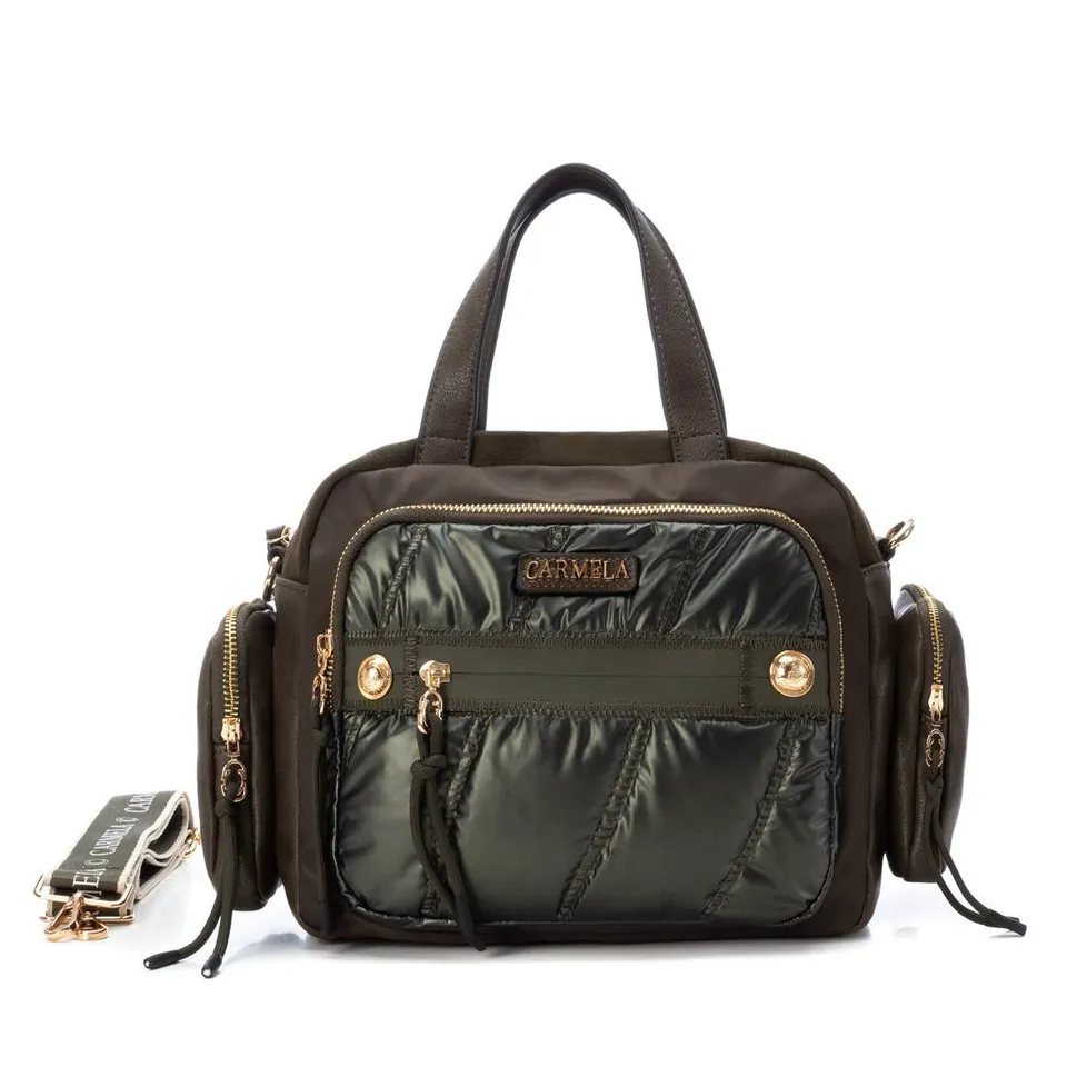 Carmela 18611001 sac bandoulière textile vert 23x29cm
