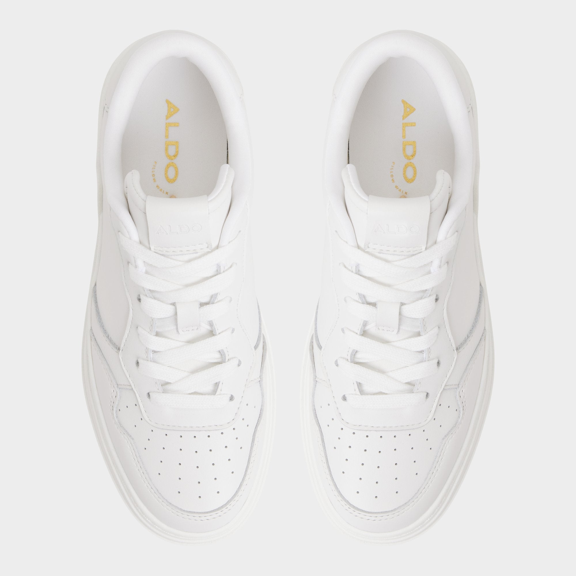 ALDO Anndale baskets basses cuir blanc
